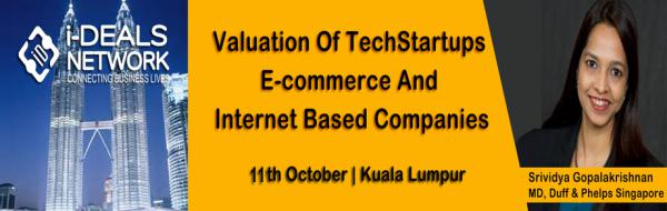 Valuation Of Techstartups,ECommerce And Internet Companies