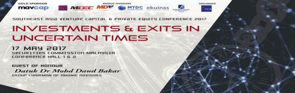 SOUTHEAST ASIA VENTURE CAPITAL & PRIVATE EQUITY CONFERENCE 2017 (SEAVCPE 2017)